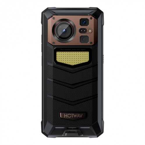  Téléphone robuste HOTWAV W11, 6 Go + 256 Go, vision nocturne, 20 800 mAh, 6,6 pouces Android 13 MT8788 Octa Core, réseau : 4G, OTG (or bronzé) SH601A742-026